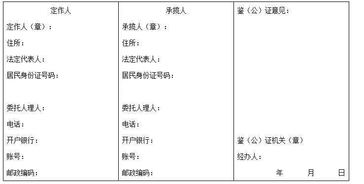 ​定作合同