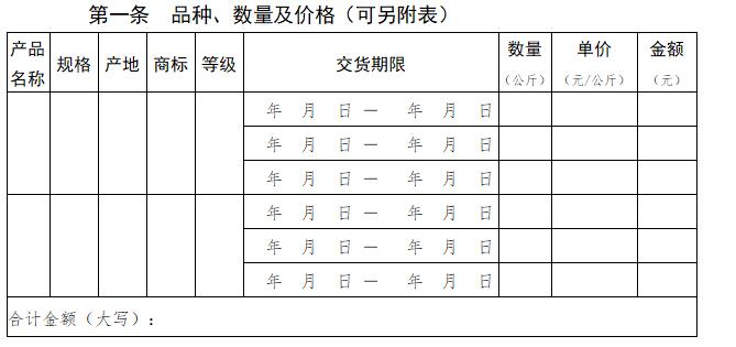 广州市蔬菜买卖合同 广州市蔬菜买卖合同模板